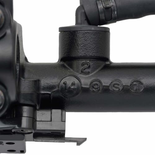 Daytona NISSIN Motorcycle Clutch Master Cylinder Horizontal 14mm Black Body/Black Lever 61751