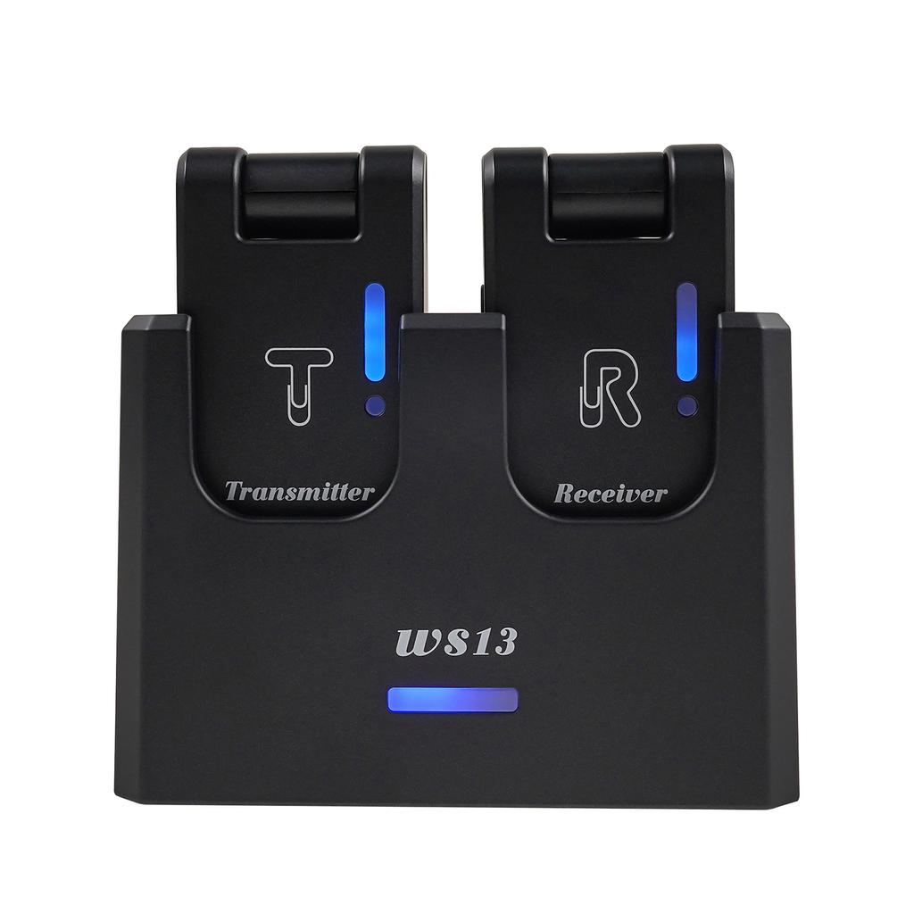 5.8GHz Wireless Sound Transmission System Rechargeable Guitar Bass Wireless Receivers 3 Milliseconds Low Latency with