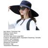 Fisherman Hat Adjustable Chin Strap Breathable Mesh Waterproof Lightweight Quick-Drying Wide Brim Sun Protection Hat