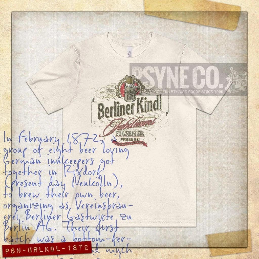 

Berliner Kindl Jubiläums Pilsener Premium 1872 Vintage Men s T shirt 2XL