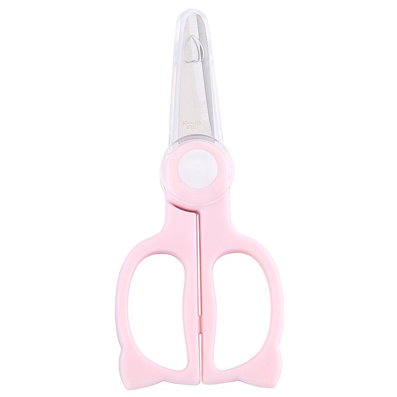 Stainless Steel Baby Food Scissors - Portable Kitchen Tool