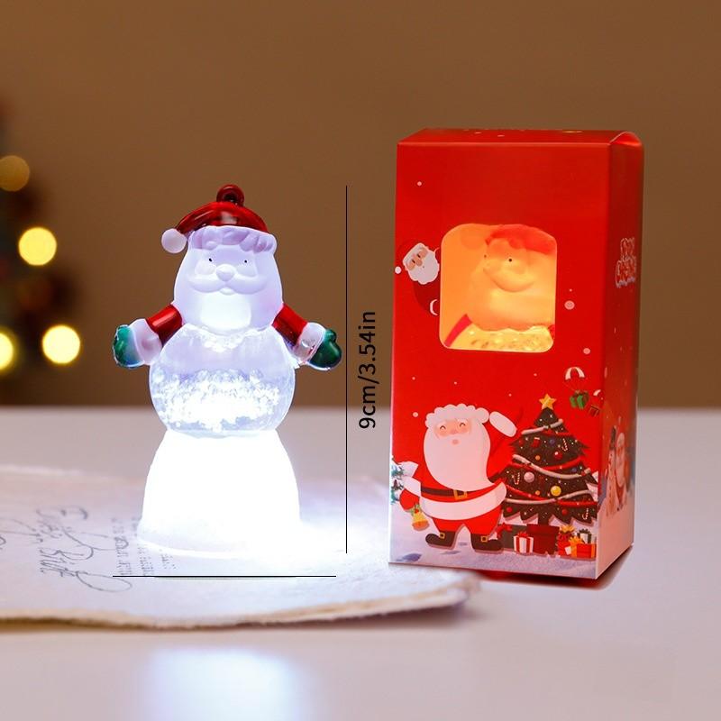 

Snowman Bubble Holiday Light Ornament Plastic Seasonal Supplies Celebration Green Gloves