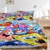 3Pcs Spongebob'S Underwater Adventure Bedding Sets For All Sizes New 3D Printed Bed Cover Comforter Duvet Cover Pillowcase Bedroom Decoration