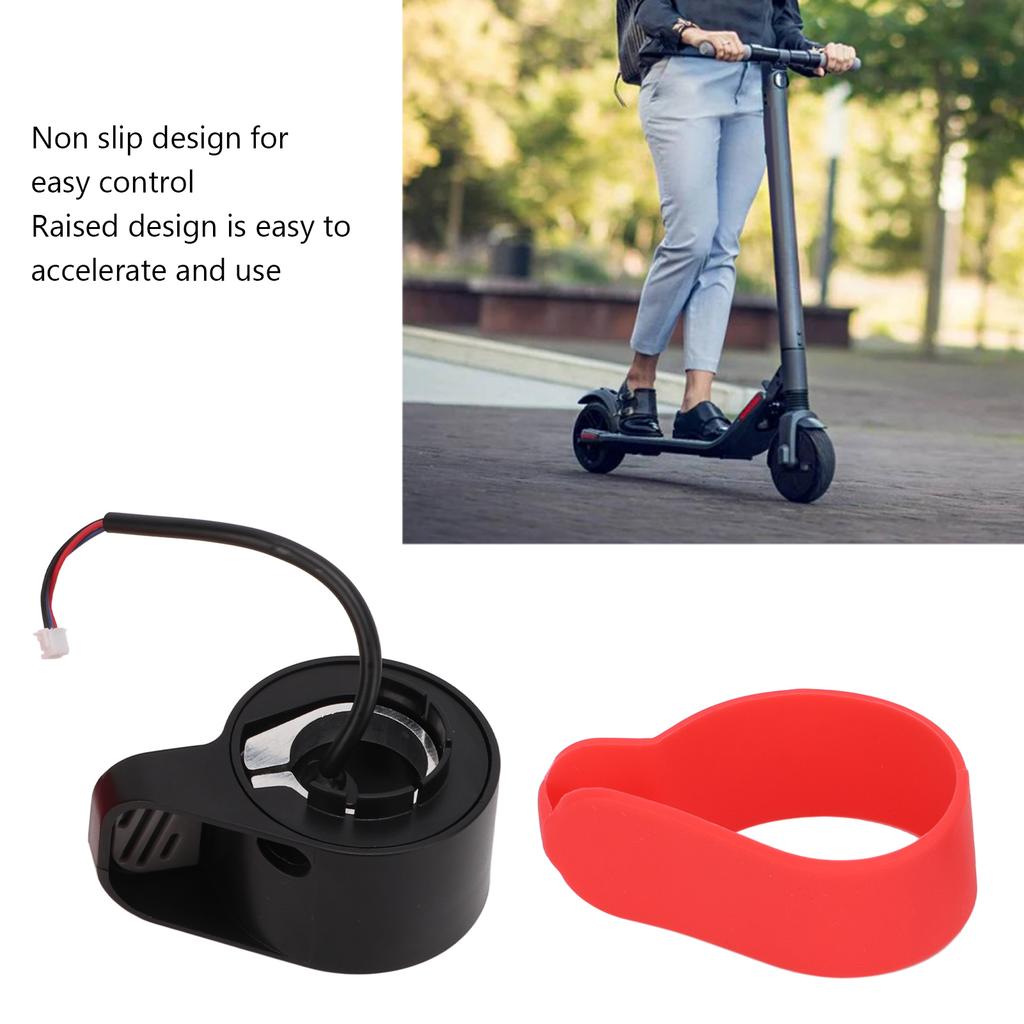 Electric Scooter Finger Button Brake Throttle with Silicone Cover for Ninebot ES1 ES2 ES3 ES4