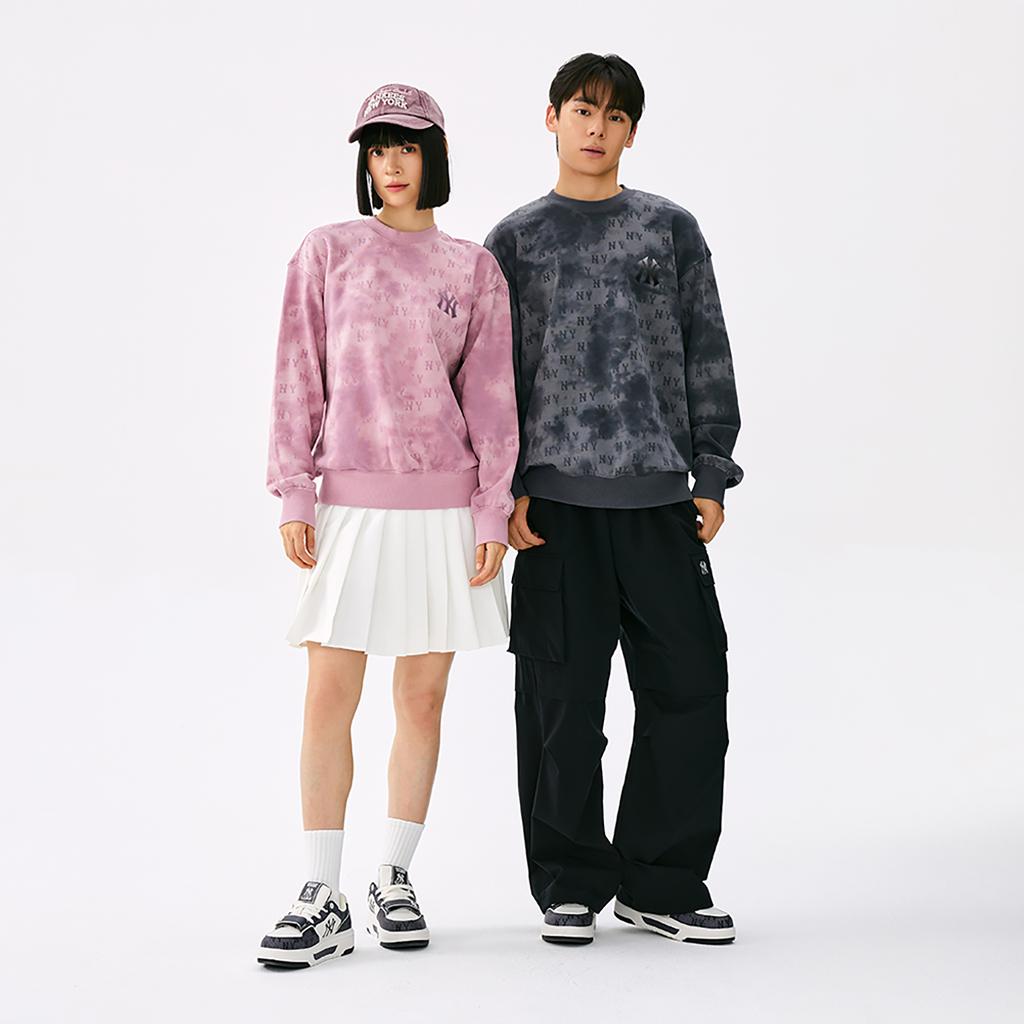 MLB New York Yankees 25FW Sweatshirt Unisex Light Pink 3AMTM1154-50PKL