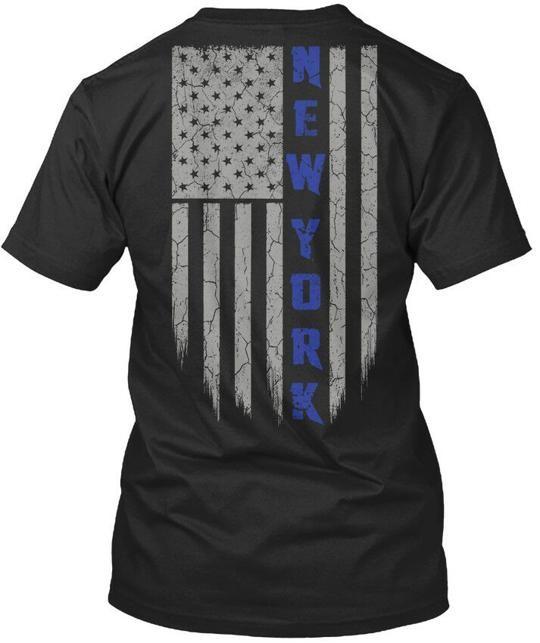 

New York Thin Blue Line Newyork T-Shirt Made in the USA Size S to 5XL L