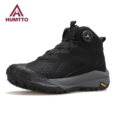 Buty do kostki na zewnątrz dla mężczyzn Skórzane buty trekkingowe Antypoślizgowe buty kempingowe Trekkingowe męskie buty sportowe Zimowe buty sportowe