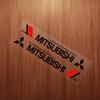 For Mitsubishi Asx Lancer Pajero 4 Outlander 3 Xl L200 EX10 X 2pcs Car Body Decoration Stickers Car Door Scratch Blocking Decals