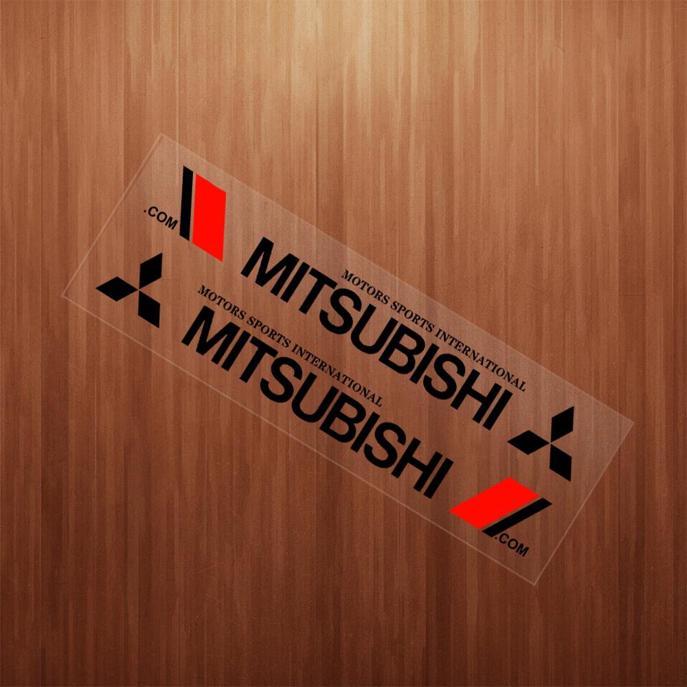 

For Mitsubishi Asx Lancer Pajero 4 Outlander 3 Xl l200 EX10 X 2pcs Car body decoration stickers car door scratch blocking decals