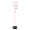 Adjustable Height Basketball Stand Iron Pole Red White Plastic Indoor Basketball Hoop for Sports