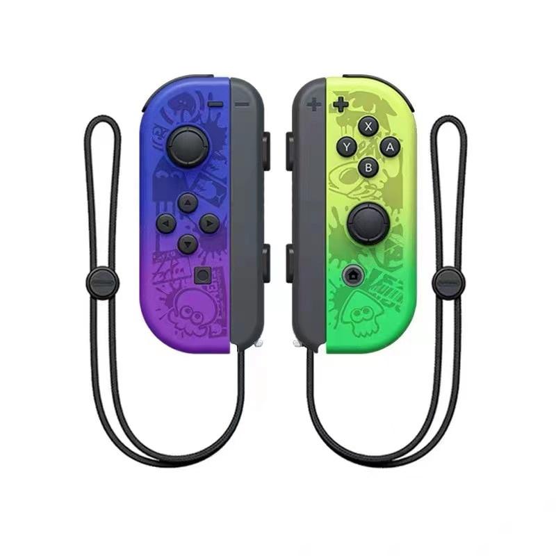 1 Pair For Switch JoyCon Controller Console 1 Pair Wireless Gamepad White L&R  Shell Green Purple Yellow Pink Cover