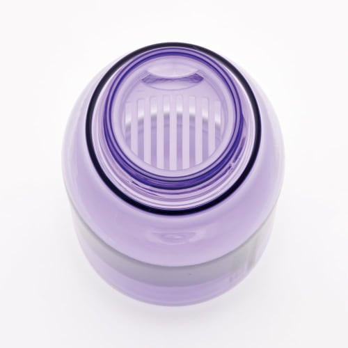 Skater Direct Drinking Water Bottle See-Through Lavender 500ml with Tea Strainer PTY5-A