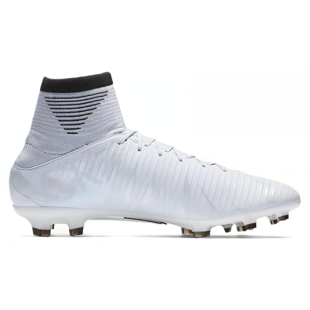 Nike CR7 Mercurial Veloce 3 Dynamic Fit FG Men Soccer Shoes White Black 852518-401