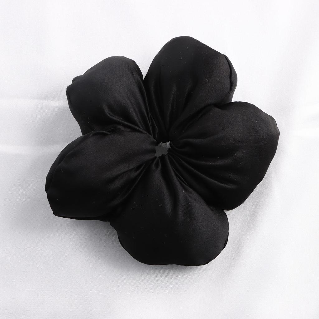 Korean Creative Exaggerated Flower Scrunchies Headdress Women Girl Trendy Design Elastic Hair Bands Sweet Hair Accessories