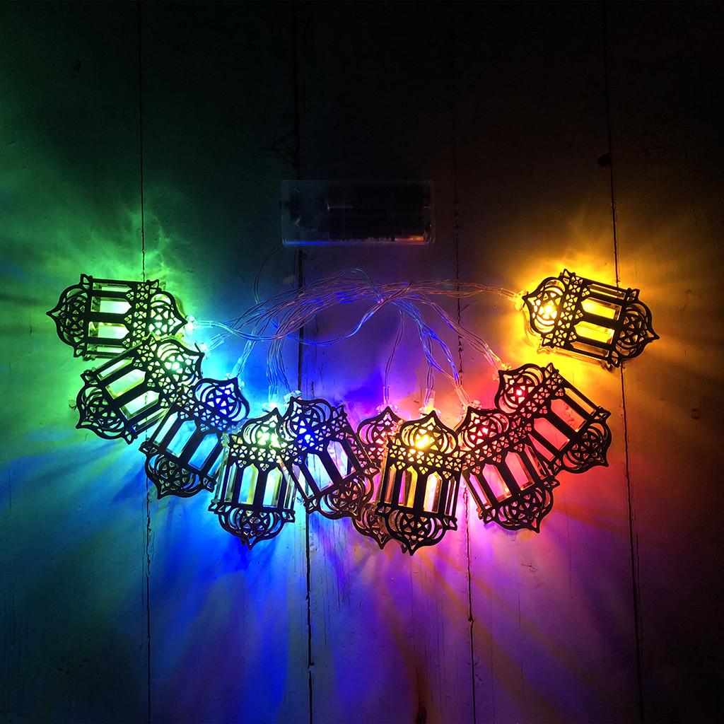 

Led Light String Eid Mubarak Curtain Lights Decorative Holiday Lights