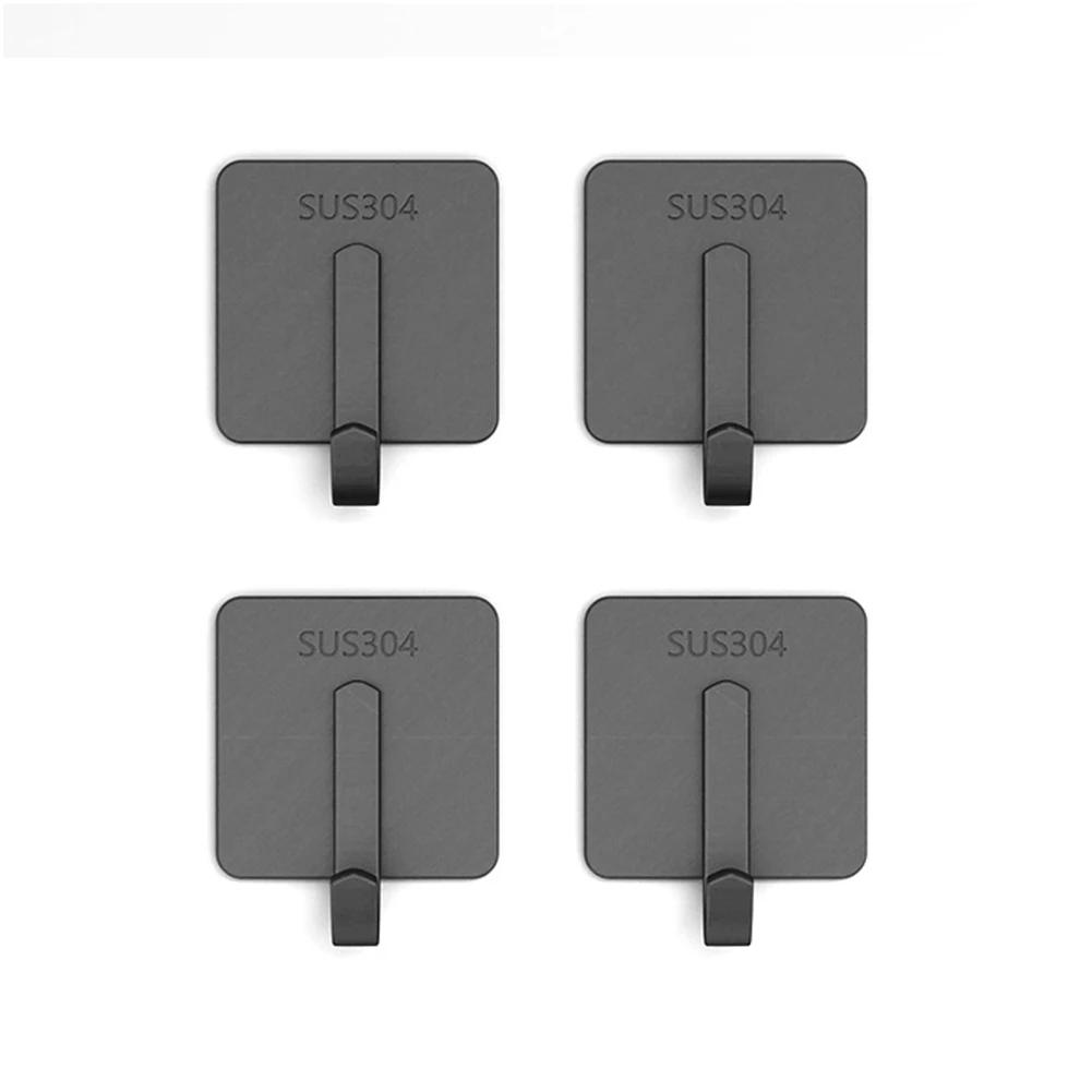 Suction Cup Hooks Stainless Steel Adhesive Wall Hooks Hooks for Bathroom Room Clothes Hats Hanger Kitchen Storage Robe Hook