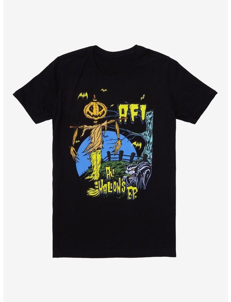 Rare Hot AFI Band All Hollow#039;s E.P. Gift Funny Black S5XL Shirt HL059 Unisex T-Shirt L