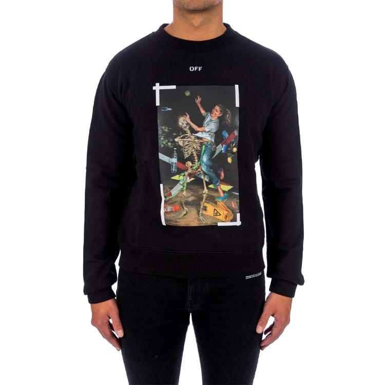 Off-White Pascal Painting Mens Logo Sweater Men's OMBA025F20FLE0121001