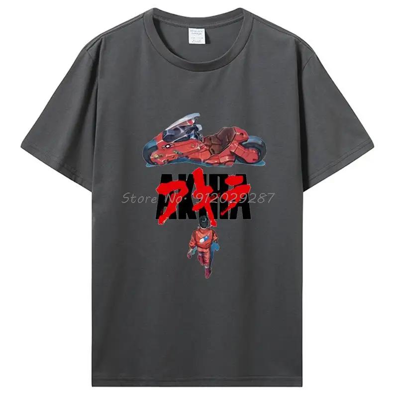 Akira Anime Graphic T-Shirt Japan Vintage Manga T Shirt WoCotton Tee Summer Streetwear Casual Tops Tshirt
