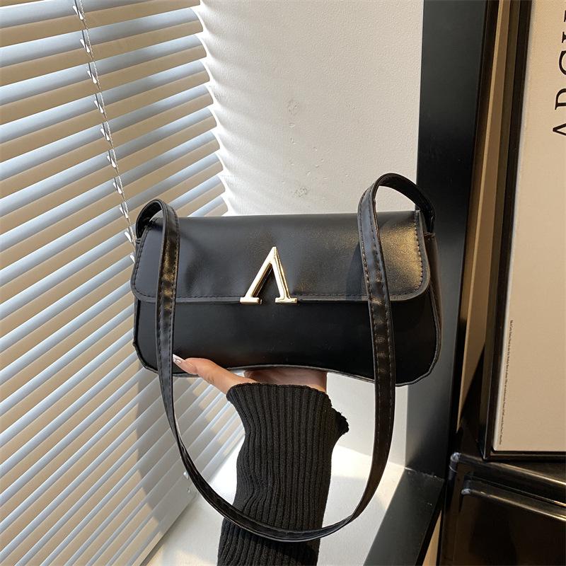 2026 French Retro Single Shoulder & Crossbody Bag – Women's Fashionable, Versatile Underarm Design
