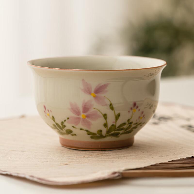 

Bai Zi En Hand-painted Daisy Ceramic Tasting Cup