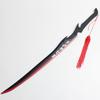 40inch Yasuo Katana Animation League of Legends Sword Costume Play Yone Wood Material Ninja Knife Real Dimension Japanese Katana Samurai Sabre Present