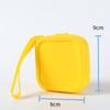 Mini Silicone Organizer Wallet Coin Purse Smooth Zipper Waterproof Travel Pouch Macaron Color Earphone Bag Students