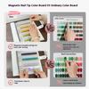 Magnetic Tips Nail Art Swatch Book - 48/96/144/192 Colors Large Acrylic Works Display Manicure Color Test Storage Card