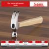 One-Piece Claw Hammer, Non-Slip Handle, Nail-Absorbing, Ideal for Woodworking and Household Use.