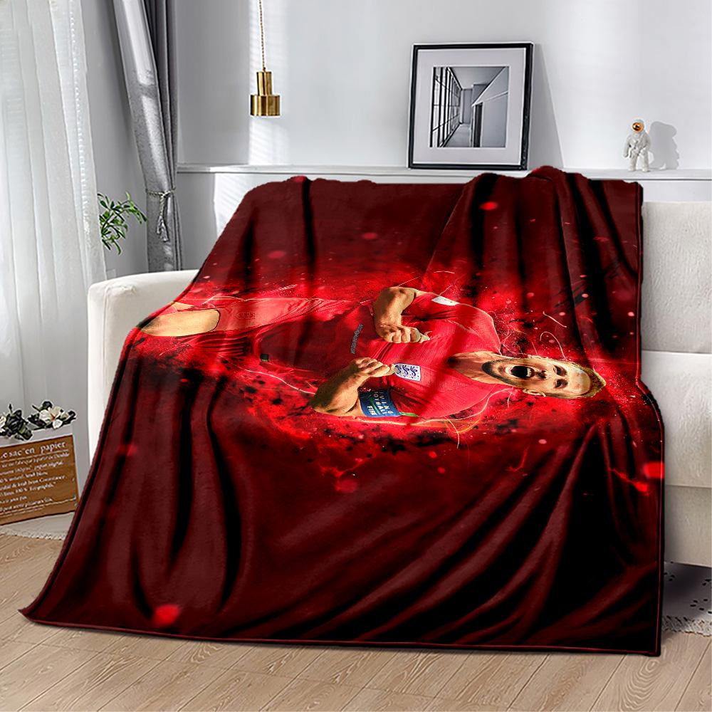 Football Player Celebration Blanket Ultra-Soft Great for Bed Seaside Chair Four Seasons Universal Modern Gifts For Family Or Friends