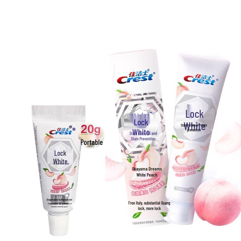 Crest Dual Color Whitening Toothpaste - Okayama Dream Peach