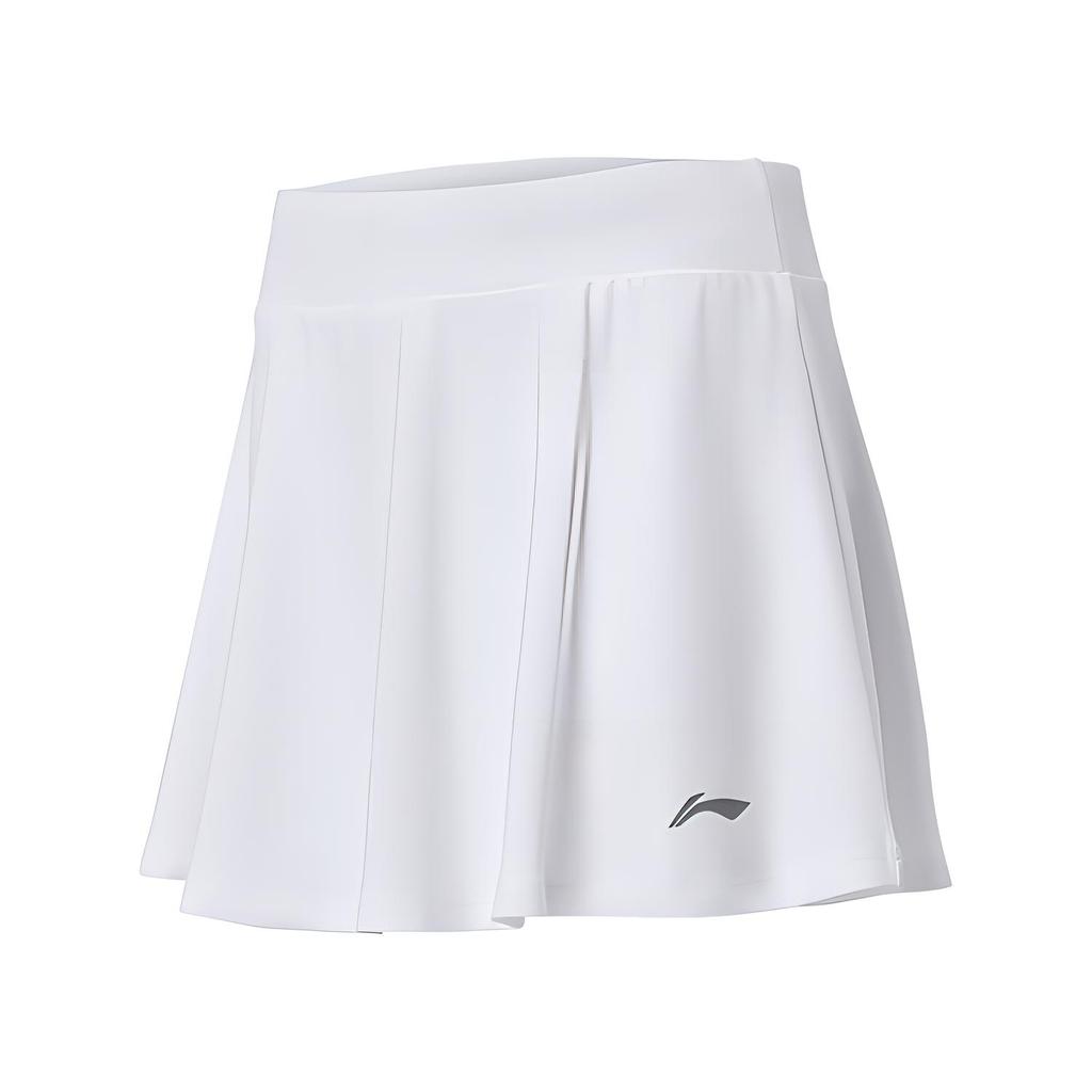 Li Ning Comfortable Versatile Breathable Sports Casual Skirt Women Skirts White ASKU266-2