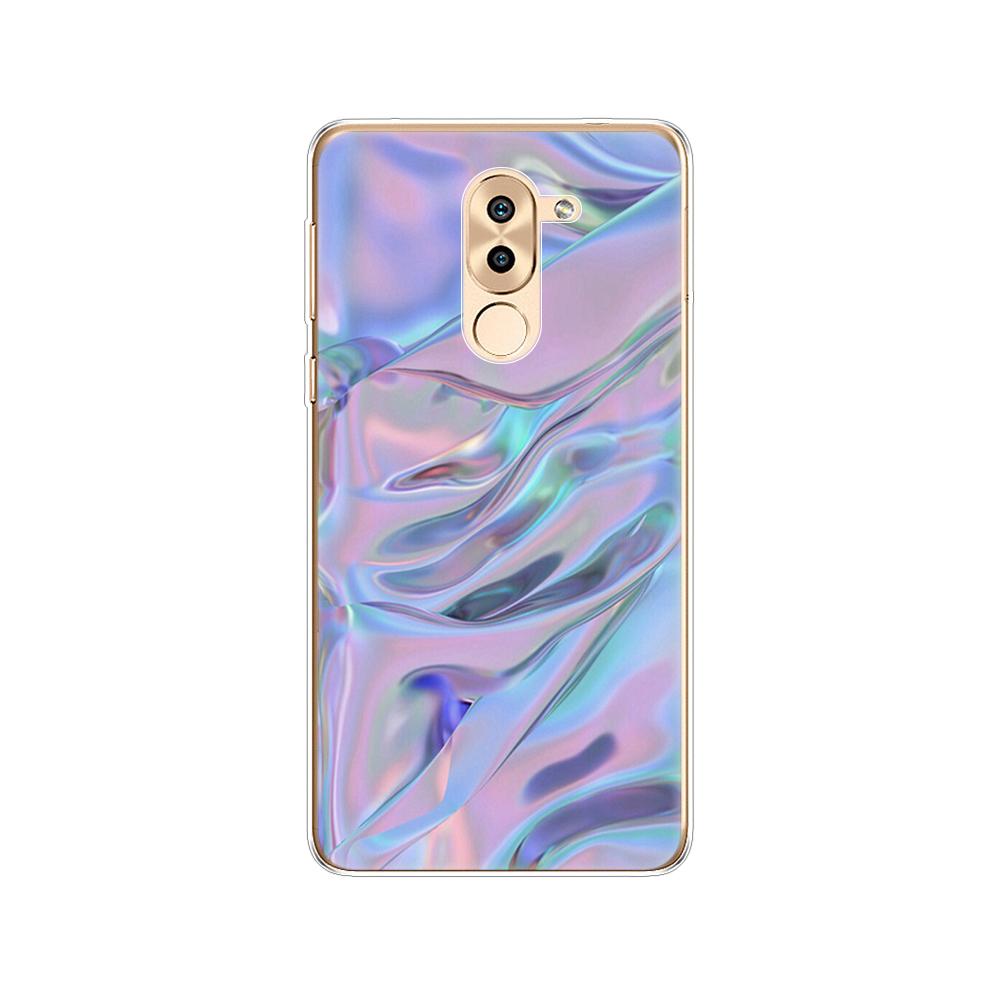 Phone Case for Huawei Honor 6X Soft Tpu Silicon Back Cover 360 Full Honor 6x Covers Protective Printing Transparent Clear Coque