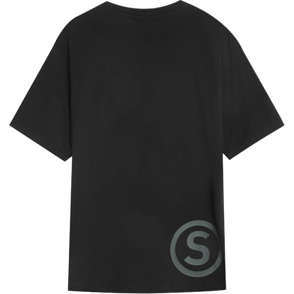 Puma Ss25 S Ss Gf Round Neck Casual Fashion Versatile Short Sleeve T-Shirt Unisex T-Shirt Black 631252-01