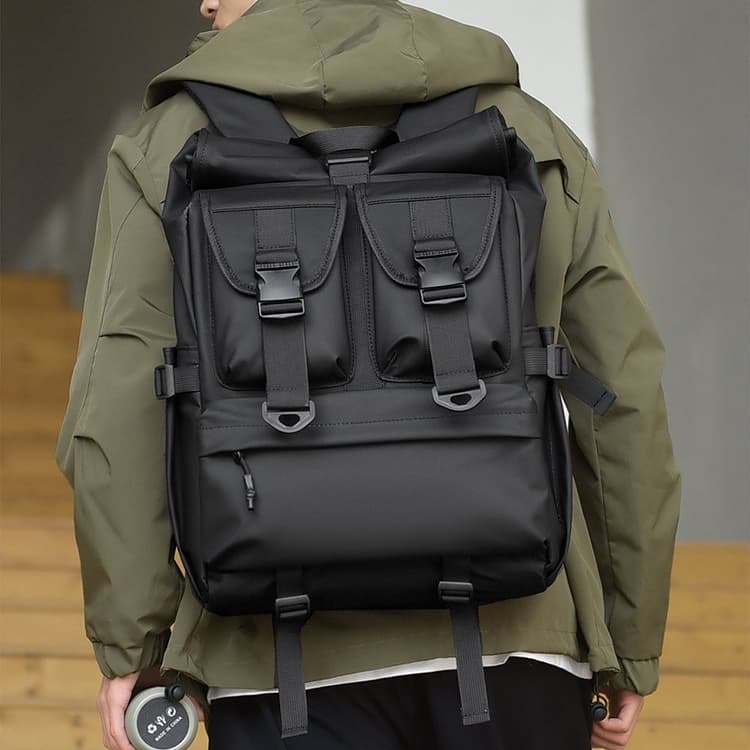 Men's Commuter Riding Backpack Computer Bag