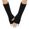 Cable Knit Fingerless Arm Warmers - Thick Winter/Autumn Long Gloves