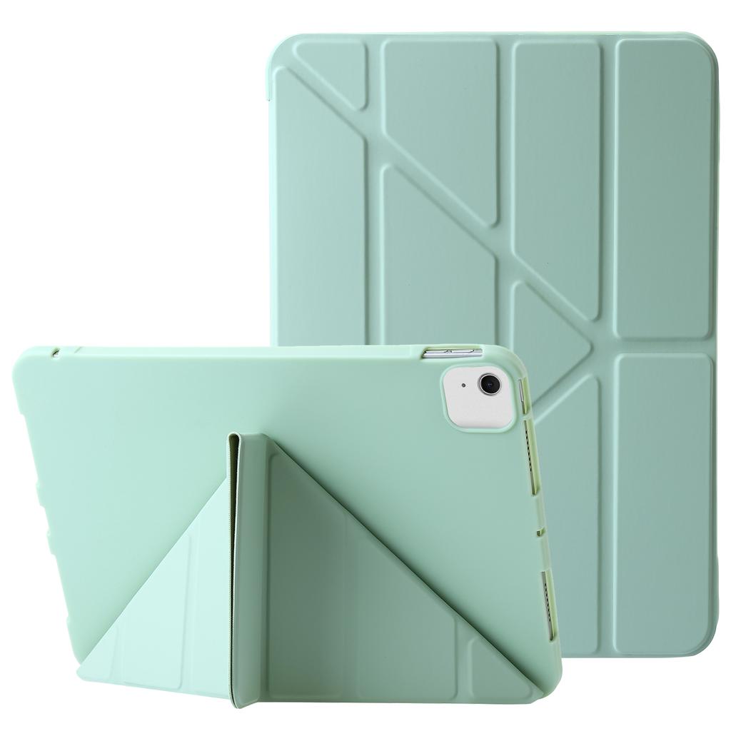 Für iPad Air 13 (2025)/(2024) Hülle Origami Ständer PU-Leder+Silikon Tablet-Hülle mit Auto Sleep/Wake