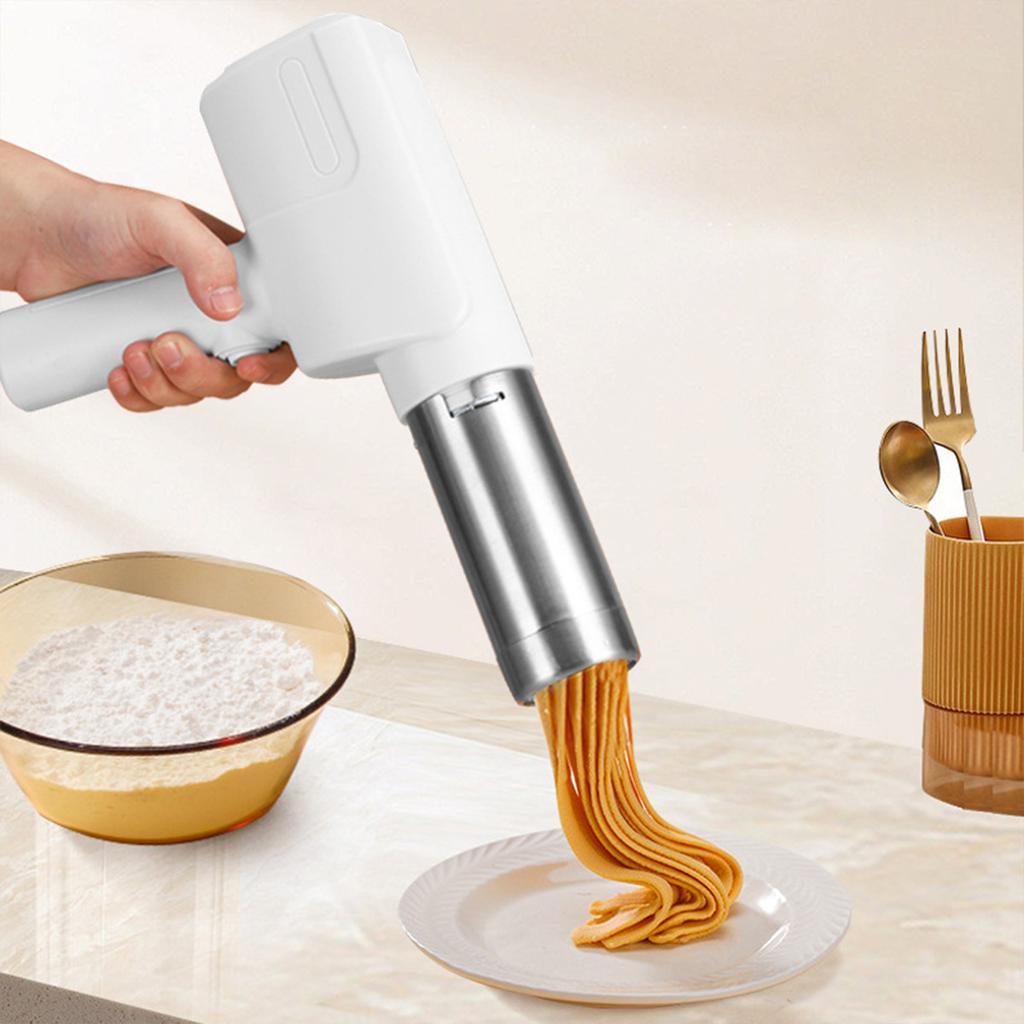 Electric Pasta Maker Pasta Press Machine Hands-Free Pasta Maker Compact Handheld Wireless Noodle Maker for Home Use