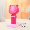 Portable Cute Macaron Color Rabbit Fan - Ideal for Students & Summer Festivals