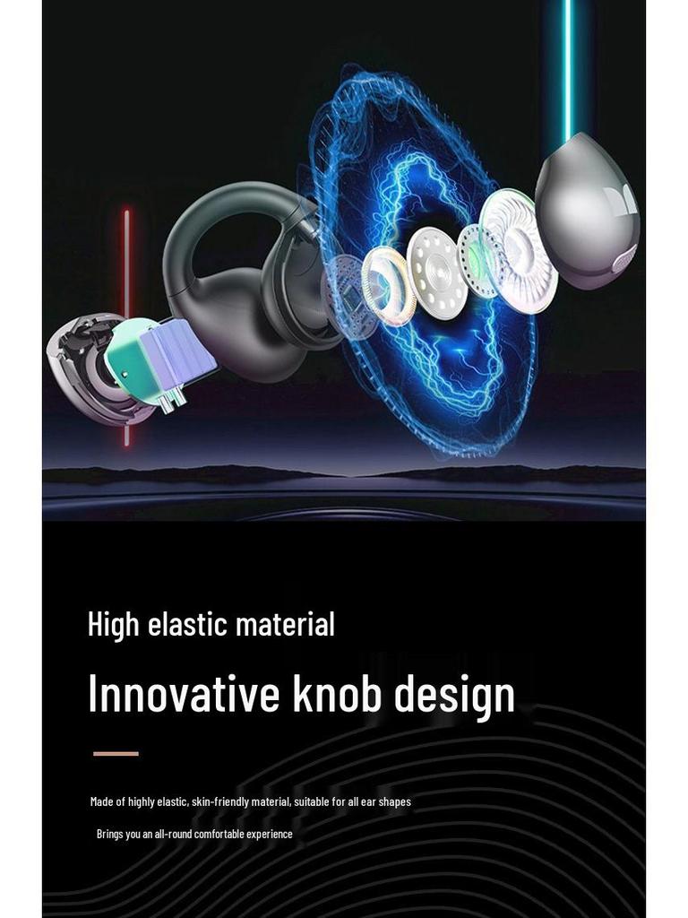 Monster AC600 Waterproof Bluetooth Sports Bone Conduction Clip-On Headphones