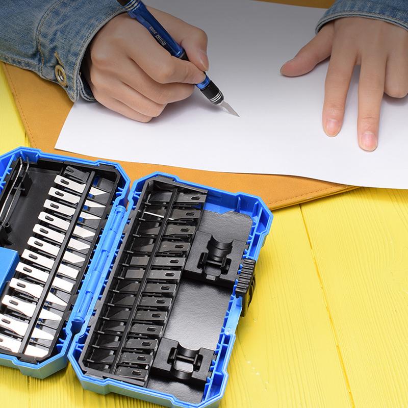 29PCS Carving Knife Set Carbon Steel Craft Artwork Engraving Wood Spoon Cutter Sets Model Repair Multipurpose Sculpture Scalpel