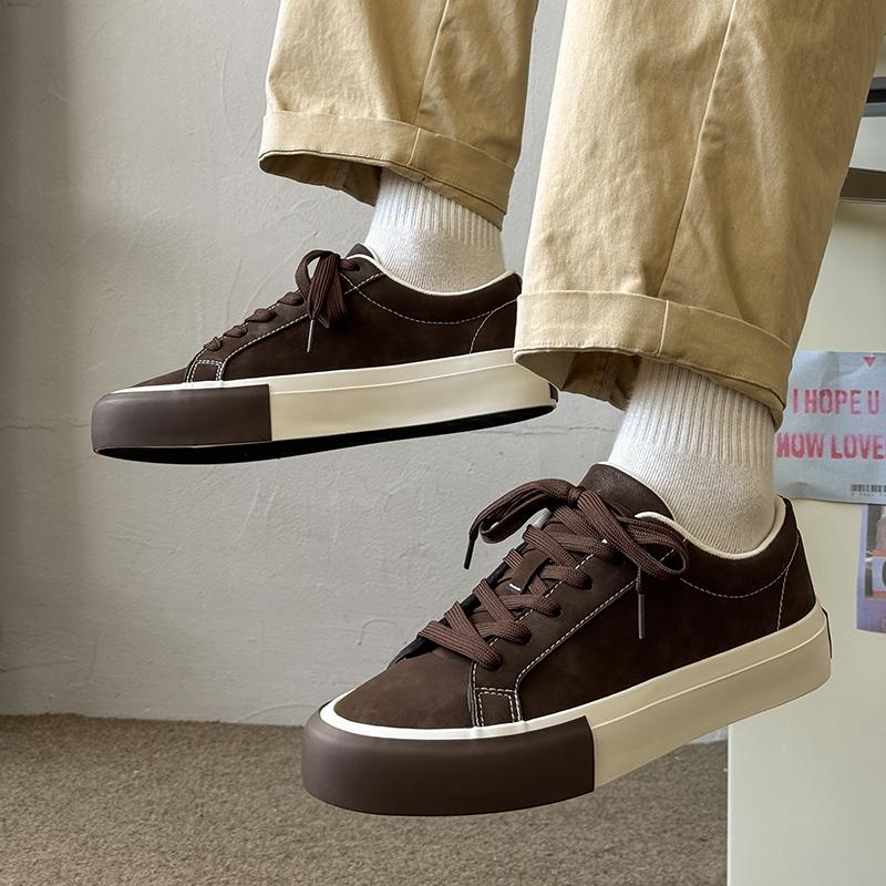 Fashion 2025 New Arrival Men Women Couple Suede Sneakers Casual Shoes 36-44 Retro Breathable Non-Slip for Daily Walking