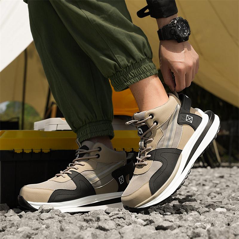 Plus Size 38-50 Fashion  Men Work Safety Boots Sneakers Indestructible Labor Protection Shoes Steel Toe Male Footwear