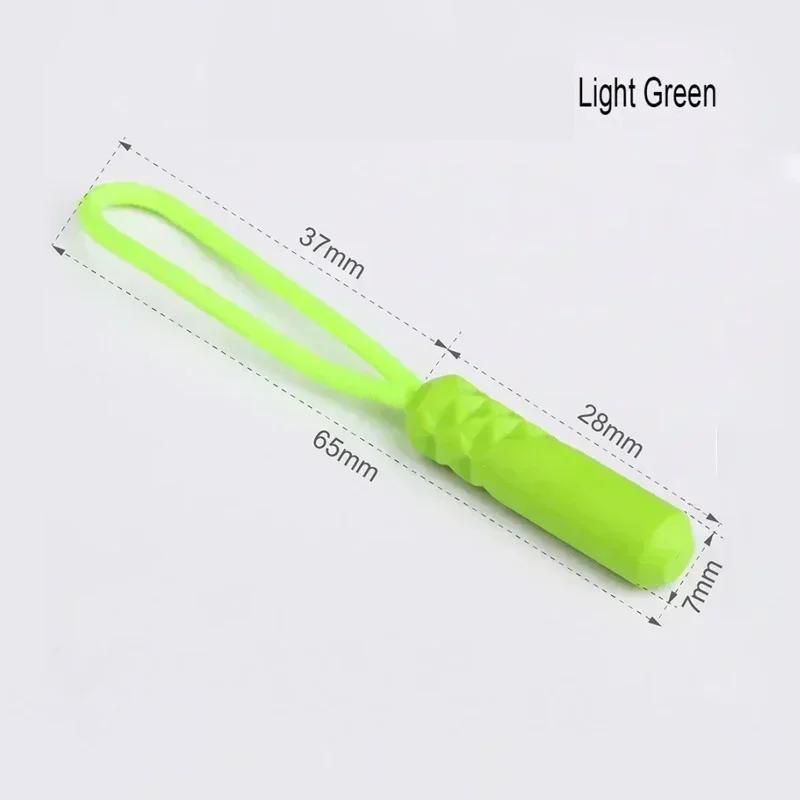 

5/10Pcs/set PVC Zipper Pull Head Plastic Head Climbing Rope Cord Extension Fixer Backpack Suitcase Zipper Cord 5pcs