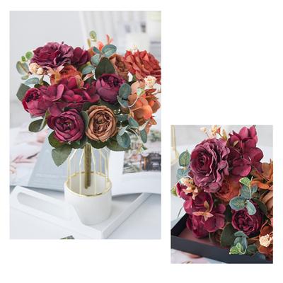 Портативна Імітація Квітки Довговічна Чарівна Стійка до Вицвітання Троянда Штучна