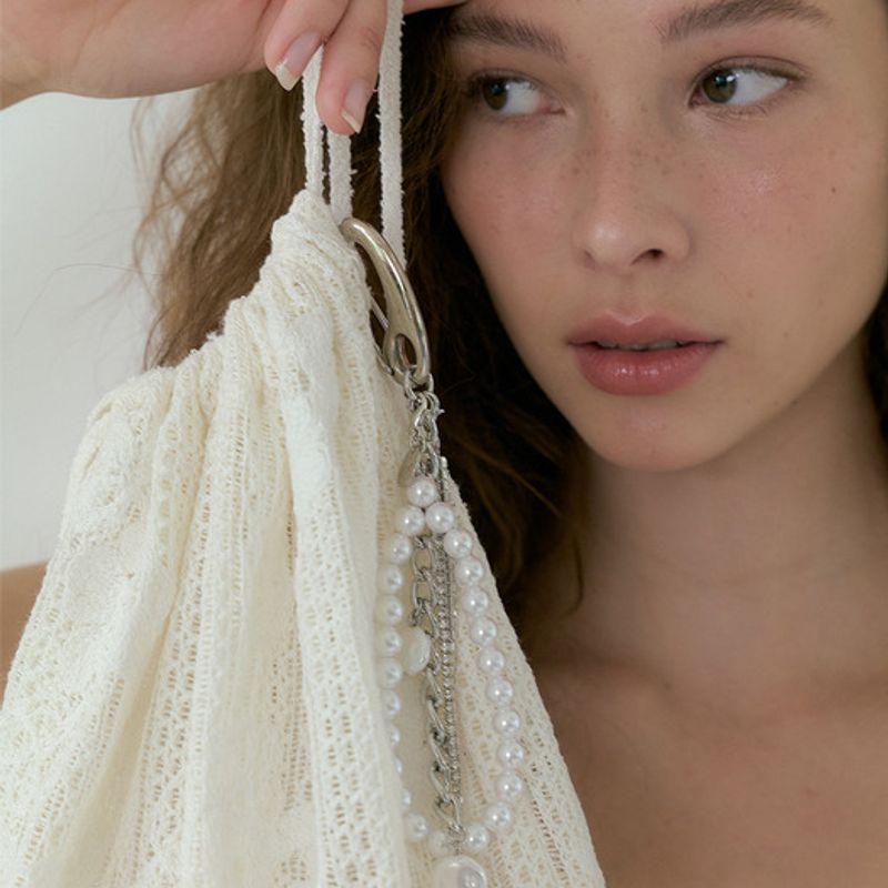 

Lucirzu Lucirzu Pearl beads Keyring (ivory) FREE