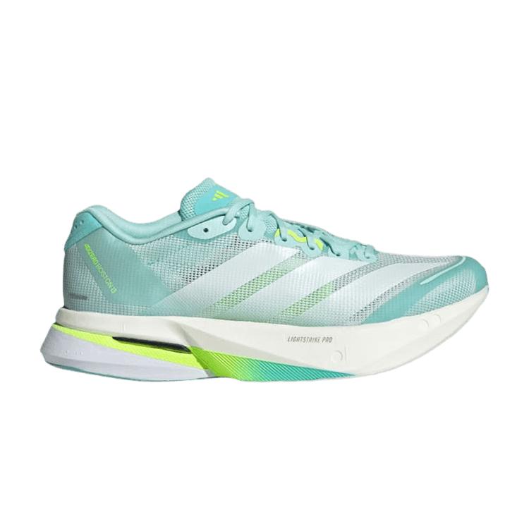 

Adidas Женские кроссовки Adizero Boston 13 Semi Flash Aqua Зеленый Zero-Metallic Lucid-Lemon JS4957 38
