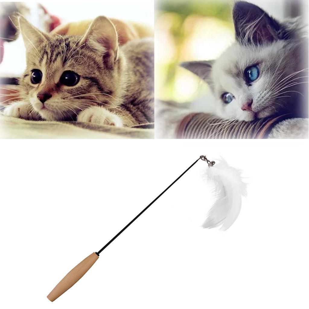 Cat Toy Interactive Toy Soft Feather And Cat Feather And Bell Toy