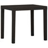 vidaXL Garden Table Anthracite 79x65x72 Cm Plastic