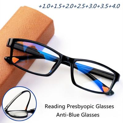 Frauen Männer Anti Blaues Licht Presbyopie Brillen Lesebrille TR Ultra-licht Harz Material Anti Müdigkeit Computer Brillen